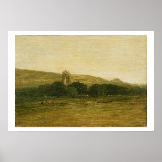 Guisborough Priory, c.1801-02 (キャンバス上の油) ポスター (正面)