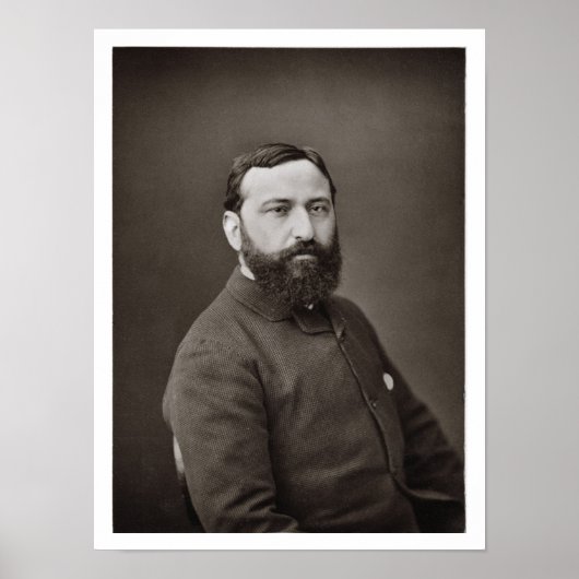 Guiseppe de Nittis (1846-84)、'Galerie Contemから ポスター (正面)