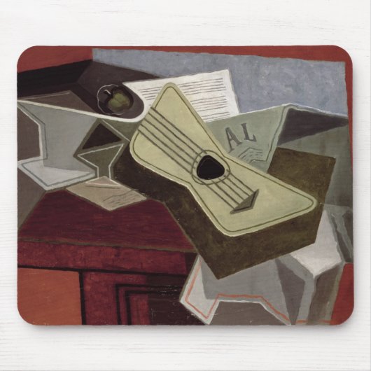 GuitarおよびNewspaper 1925年 マウスパッド (正面)