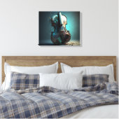 Guitar キャンバスプリント (インサイチュ (寝室))