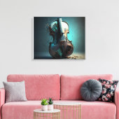 Guitar キャンバスプリント (インサイチュ (リビング))