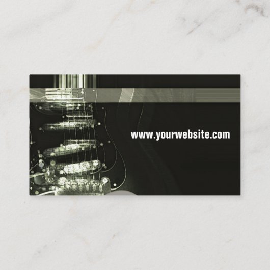 GUITAR 「グランジー」名刺 名刺 (裏面)