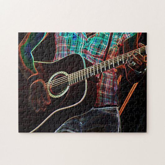 Guitar 1 jp arc1 ジグソーパズル (横)