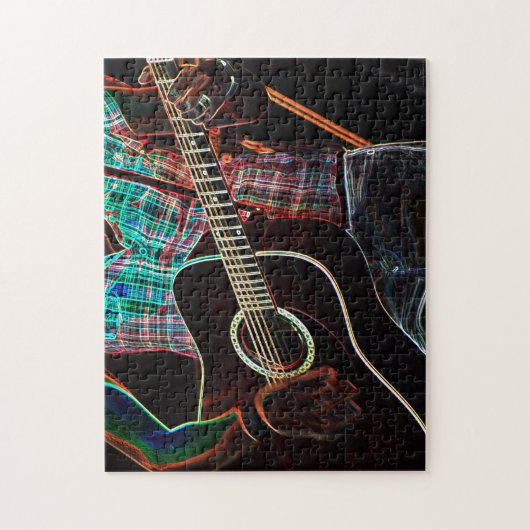 Guitar 1 jp arc1 ジグソーパズル (縦)