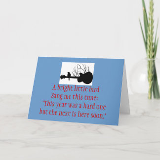 guitar, A bright little birdSang me this tune:"... シーズンカード