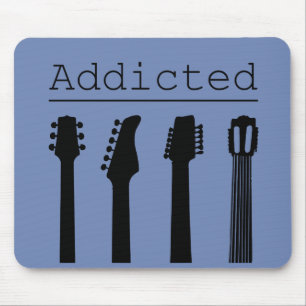 Guitar addicted マウスパッド