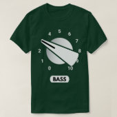 Guitar Amplifier Bass Knob Tシャツ (デザイン正面)
