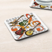 Guitar and Chord 07 コースター (左側)