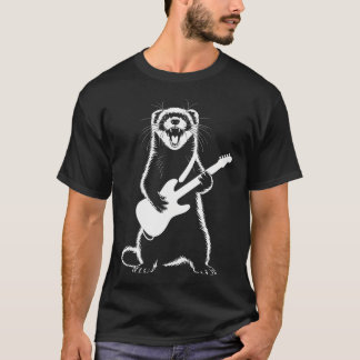 Guitar Animal Rock Music Tシャツ
