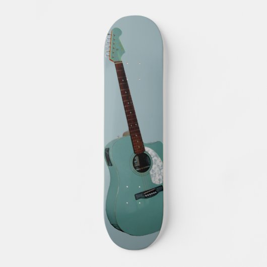 Guitar art print スケートボード (正面)