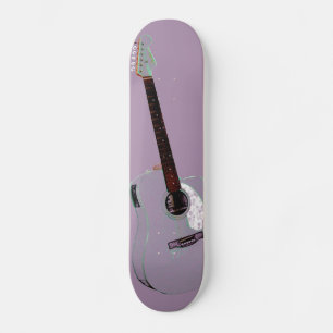 Guitar art print スケートボード
