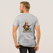 Guitar Beer Humor Musician Funny Tee トライブレンドTシャツ (フル背面)