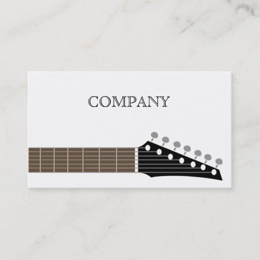 GUITAR BUSINESS CARD 名刺 (正面)