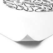 GUITAR by NICHOLAS_COPYRIGHT_MINIFACES ポスター (角)