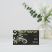 GUITAR "CamoGreens"名刺 名刺 (スタンド正面)
