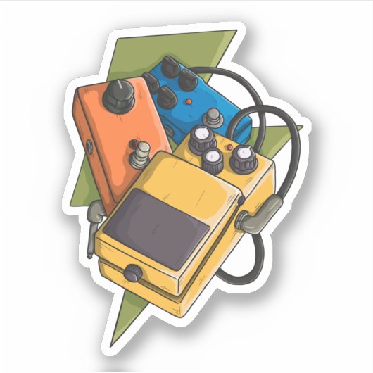 Guitar Effects Pedals シール (正面)
