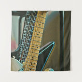 guitar gift for fathers day タペストリー (正面)