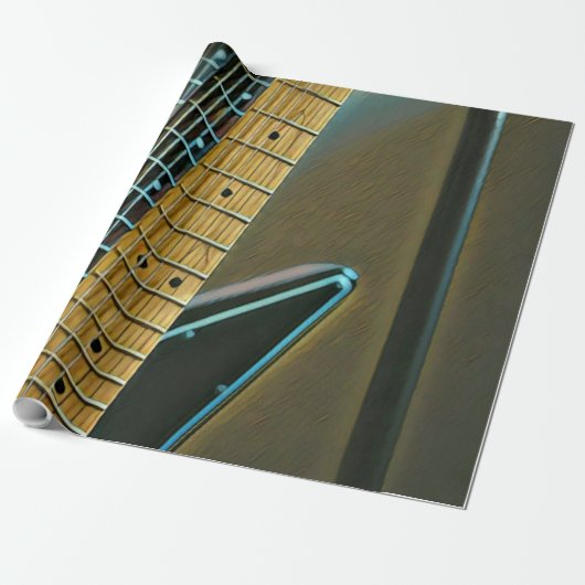 guitar gift for fathers day ラッピングペーパー (アンロールド)