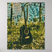 Guitar gift for guitarist ポスター (正面)