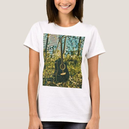 Guitar gift for guitarist tシャツ (正面)