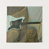 Guitar gifts for dad タペストリー (正面(横))