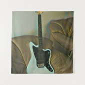 Guitar gifts for dad タペストリー (正面)