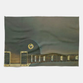 Guitar gifts for him キッチンタオル (横)