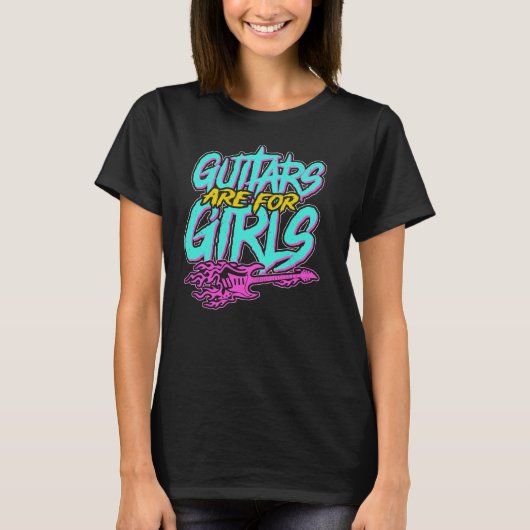 Guitar Girl Tシャツ (正面)