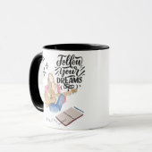 Guitar girl vibe マグカップ (正面左)