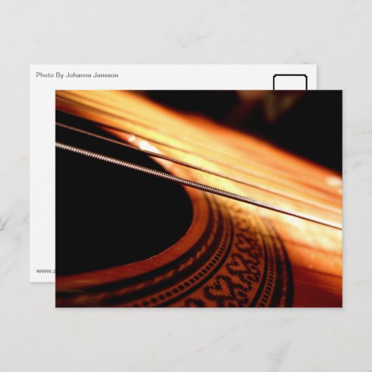 Guitar Gitarr ポストカード (正面/裏面)