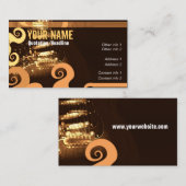 GUITAR "GrungeOrangey"名刺 名刺 (正面/裏面)