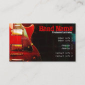 GUITAR "GrungeRed"名刺 名刺 (正面)