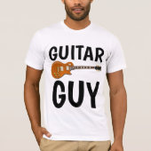 GUITAR GUY、男子Tシャツ Tシャツ (正面)