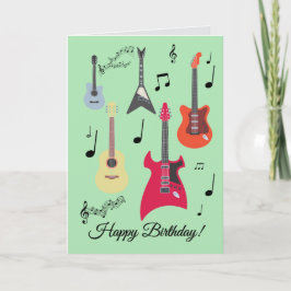 Guitar Happy Birthday Card シーズンカード
