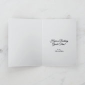 Guitar Happy Birthday Card シーズンカード (内部)