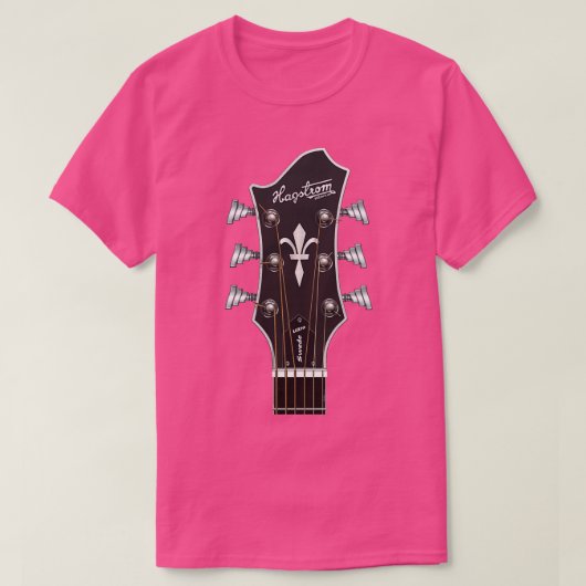 GUITAR HEADSTOCK ART HAGSTROM ULTRA SWEDE Tシャツ (デザイン正面)