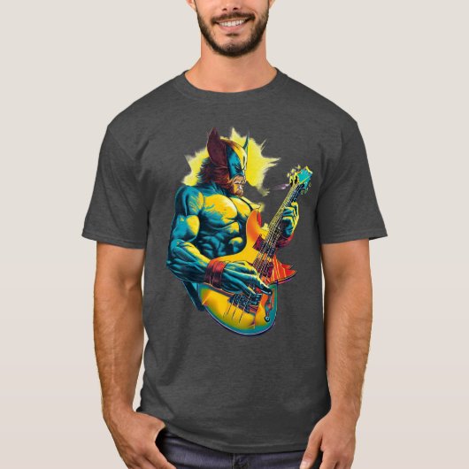 Guitar Hero Retro T-SHirt Tシャツ (正面)