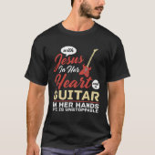 Guitar Lesson Guitarist Beginner Music Instrument  Tシャツ (正面)