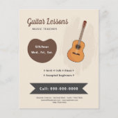 Guitar Lessons チラシ (正面)