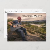 Guitar Lessons 広告's Postages for Business ポストカード (正面/裏面)