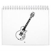 Guitar Line Drawing カレンダー (カバー)