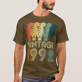Guitar Lover 30 Year Old Gifts Vintage 1992 Limite Tシャツ