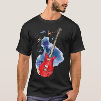 Guitar Lover For Guitarist Retro Premium Tシャツ