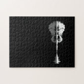 Guitar Lover | Guitar Lake Shadow Gift ジグソーパズル (横)