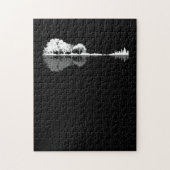 Guitar Lover | Guitar Lake Shadow Gift ジグソーパズル (縦)