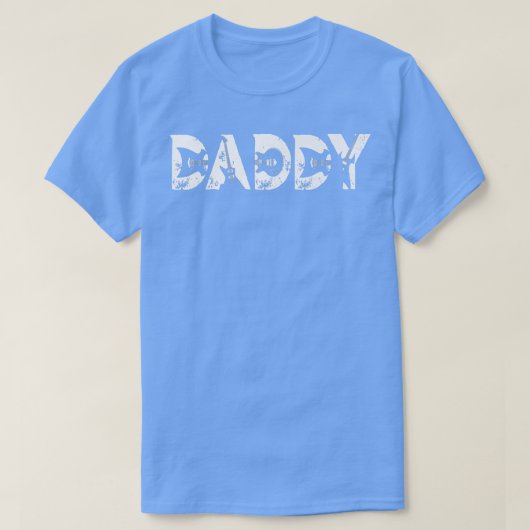 Guitar Lover Guitarist Daddy Funny Music Fathers D Tシャツ (デザイン正面)