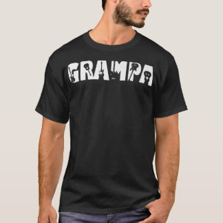 Guitar Lover Guitarist Grampa Funny Music Fathers  Tシャツ