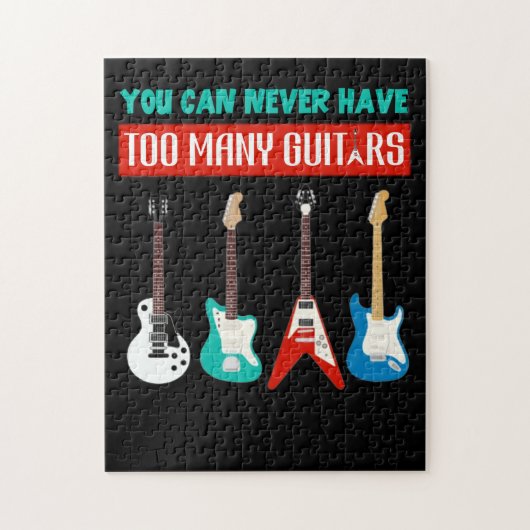 Guitar Lover | You Can Never Have Too Many Guitar ジグソーパズル (縦)