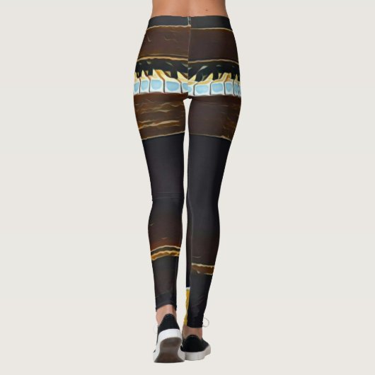 Guitar lovers gifts レギンス (裏面)