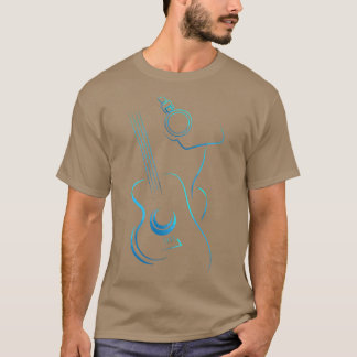 Guitar Men Women Music Band Guitarist Stuff Rhythm Tシャツ